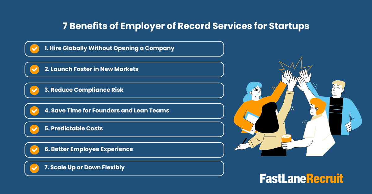 7 Benefits of Employer of Record Services for Startups