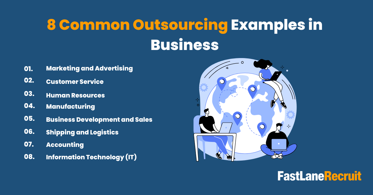 8 Common Outsourcing Examples in Business