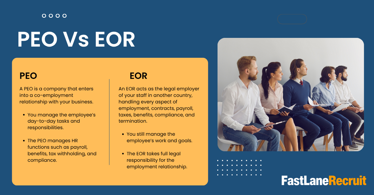 Hiring Globally: PEO, EOR, and Global Talent 2 PEO Vs EOR