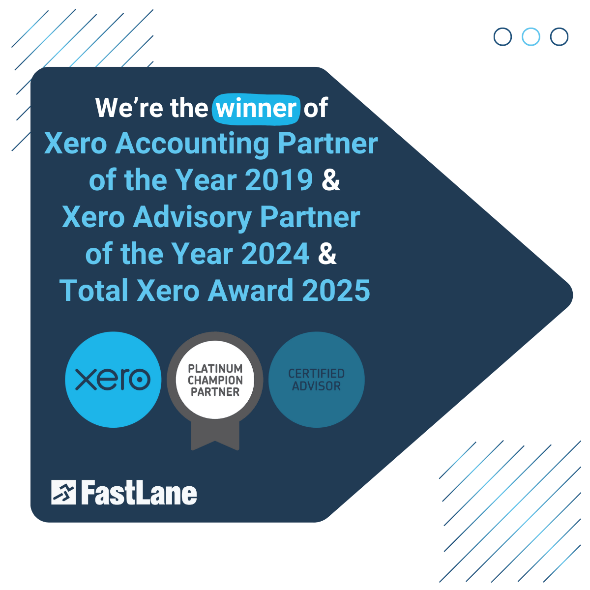 Xero 2025 2024 2019 Badge FLR