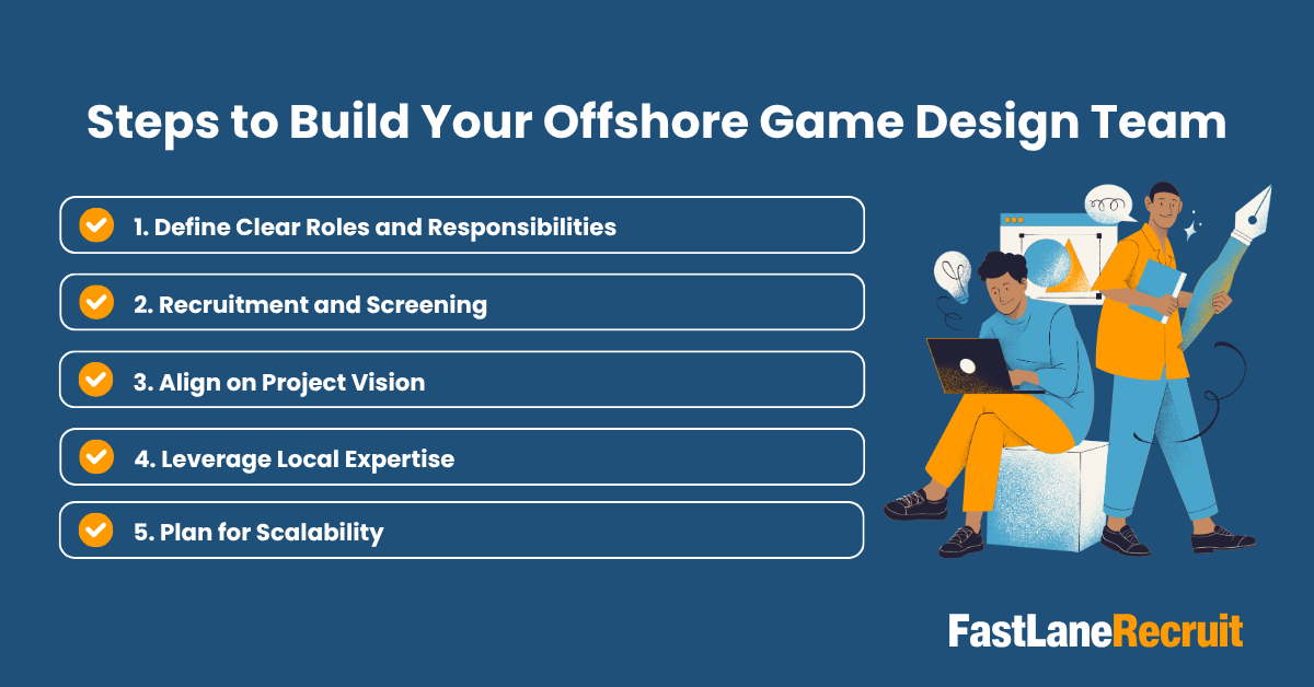 Steps to Build Your Offshore Game Design Team