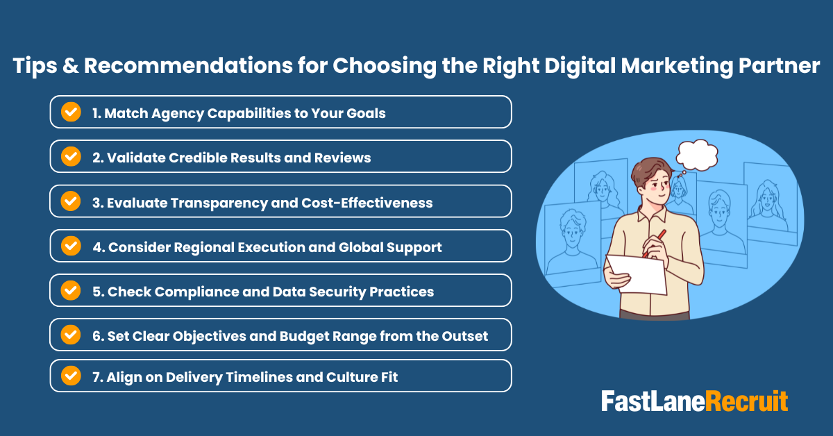 Tips & Recommendations for Choosing the Right Digital Marketing Partner