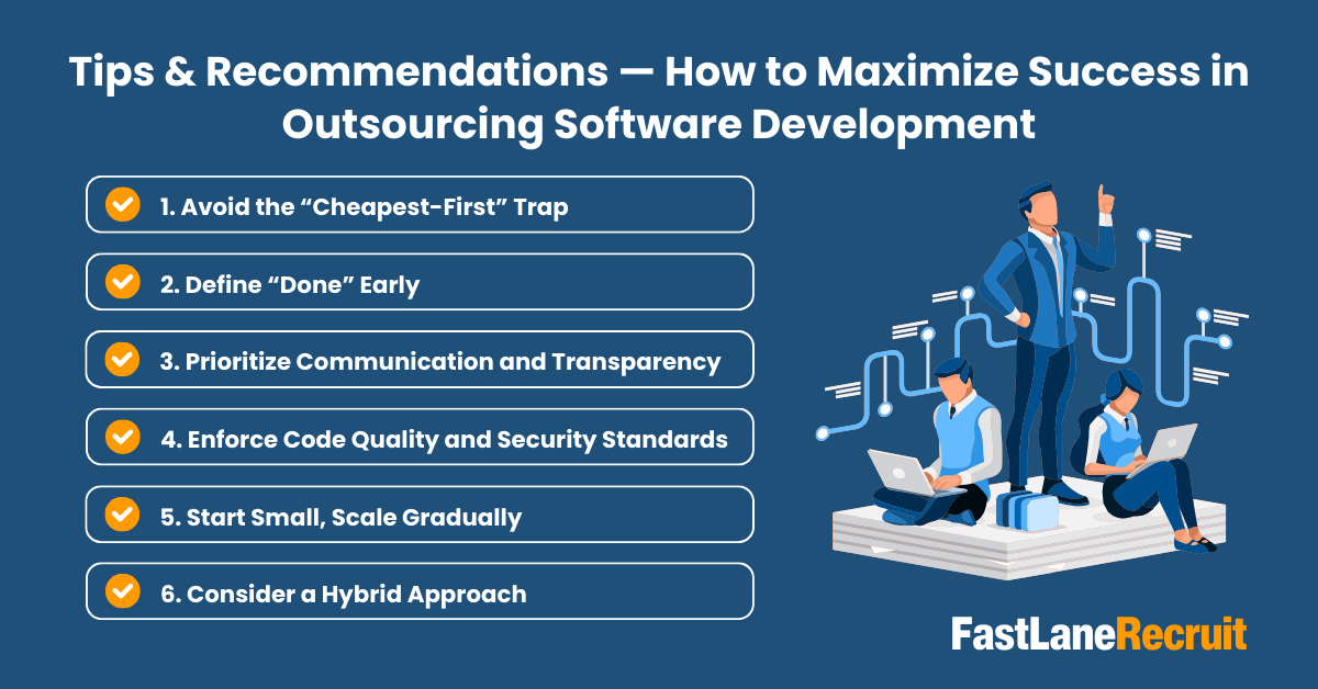 Tips & Recommendations — How to Maximize Success in Outsourcing Software Development