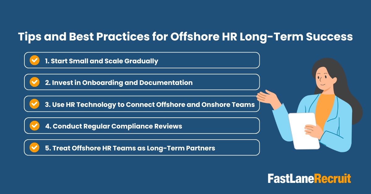 Tips and Best Practices for Offshore HR Long-Term Success