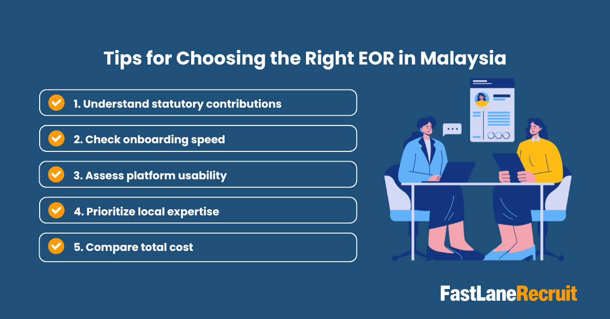 Top 15 Employer of Record (EOR) Services in Malaysia 2 Tips for Choosing the Right EOR in Malaysia