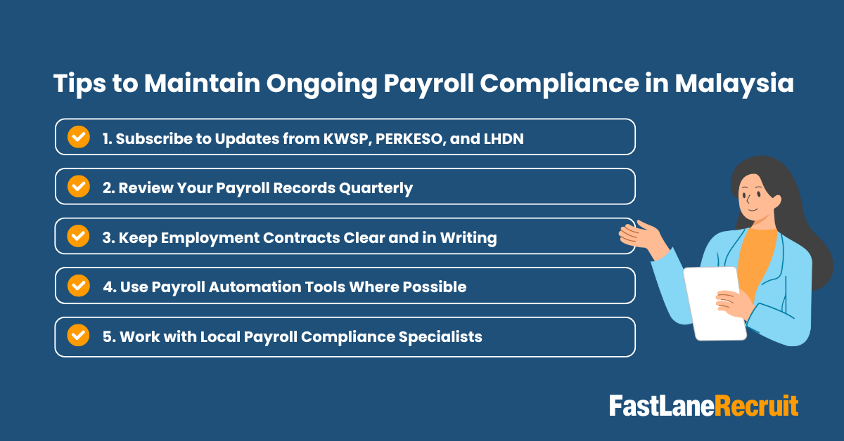 Tips to Maintain Ongoing Payroll Compliance in Malaysia