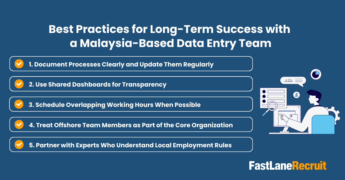How to Build an Offshore Data Entry Team in Malaysia 2 Best Practices for Long-Term Success with a Malaysia-Based Data Entry Team