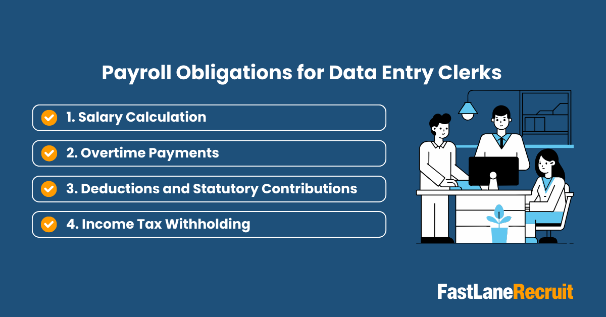 Payroll and Statutory Compliance for Hiring Data Entry Clerks in Malaysia 2 Payroll Obligations for Data Entry Clerks