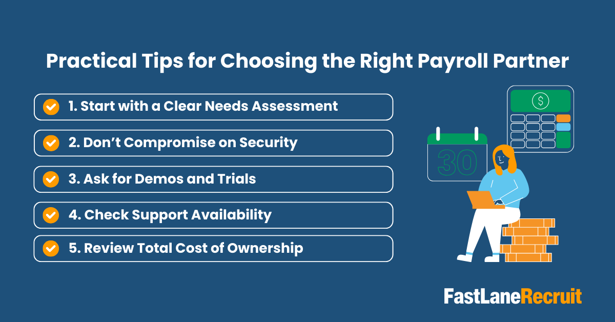 Practical Tips for Choosing the Right Payroll Partner