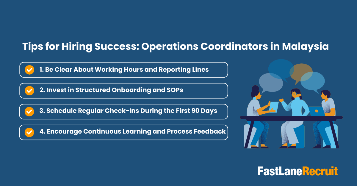 Tips for Hiring Success: Operations Coordinators in Malaysia