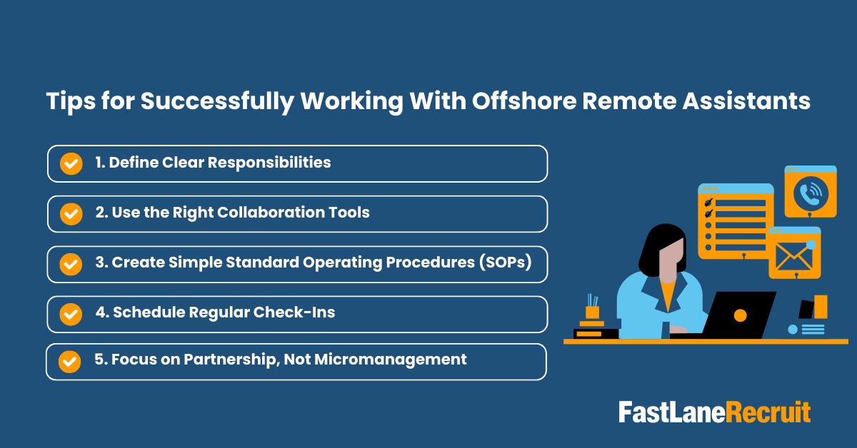Tips for Successfully Working With Offshore Remote Assistants