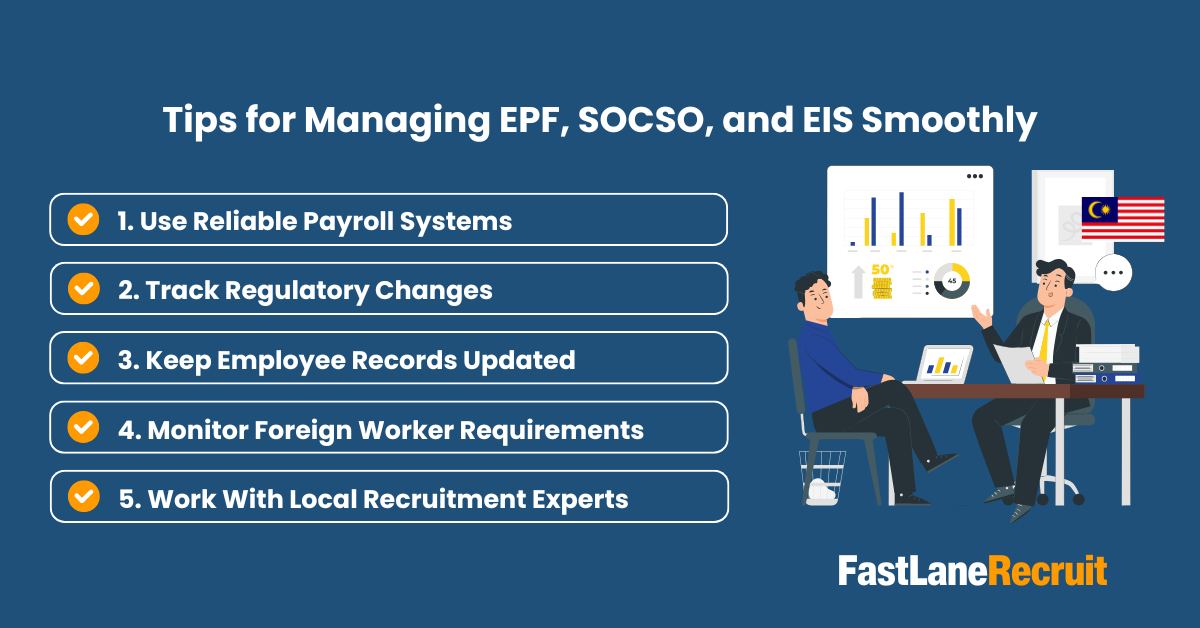 Tips for Managing EPF, SOCSO and EIS Smoothly