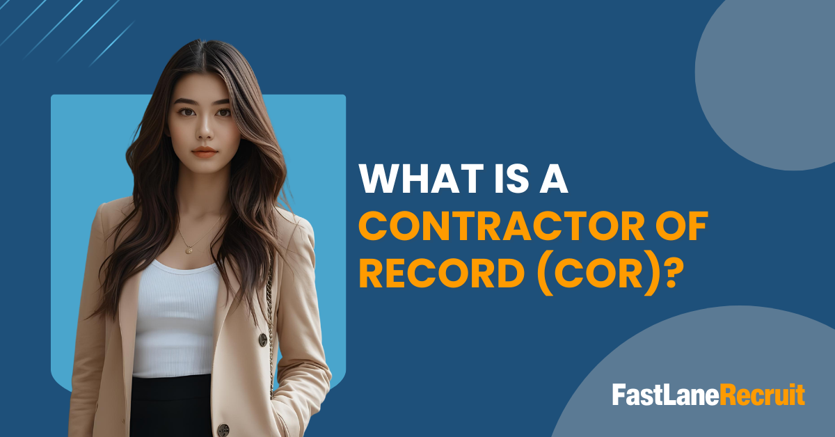 What Is a Contractor of Record (COR)? 