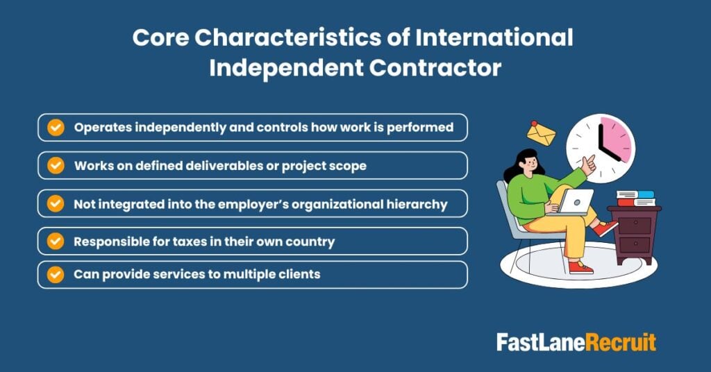 international independent contractor
