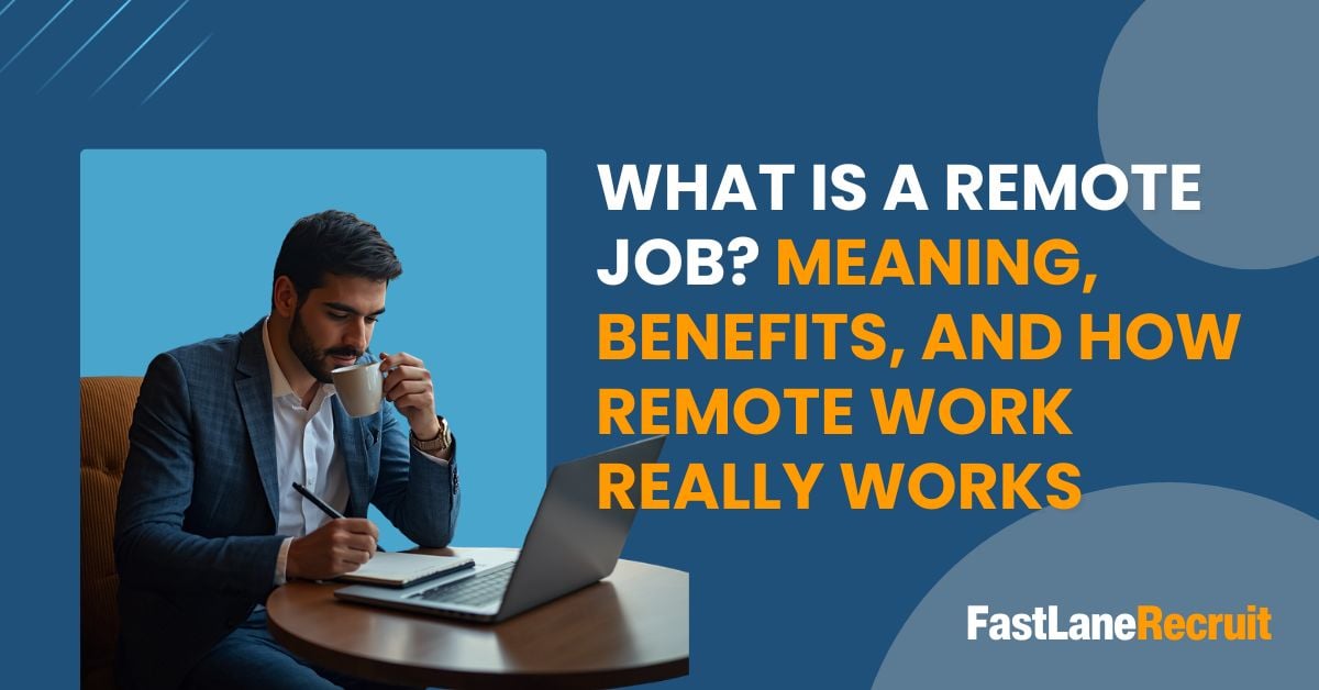 what is a remote job?