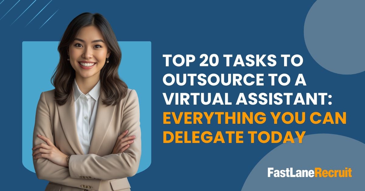 tasks to outsource to a virtual assistant
