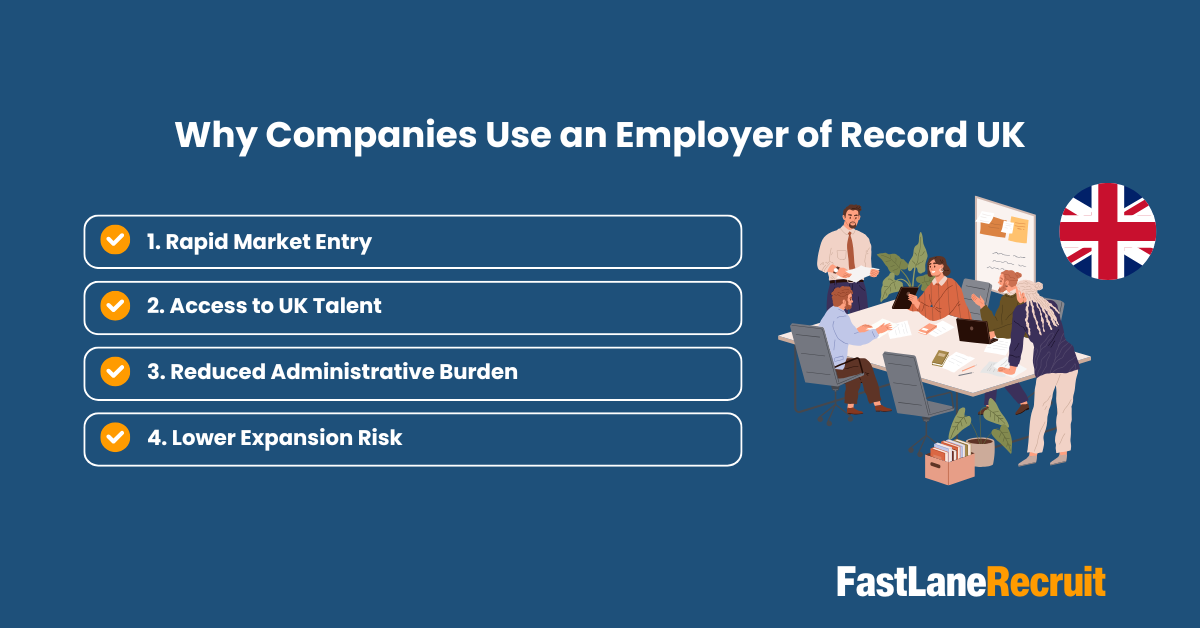 Employer of Record in the UK: Hire Employees Without a UK Entity 2 Why Companies Use an Employer of Record UK