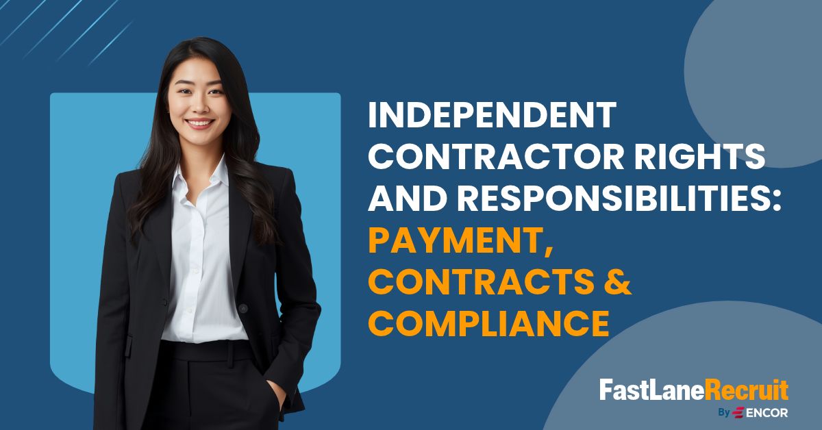 Independent Contractor Rights and Responsibilities: Payment, Contracts & Compliance 4 Independent Contractor Rights and Responsibilities: Payment, Contracts & Compliance